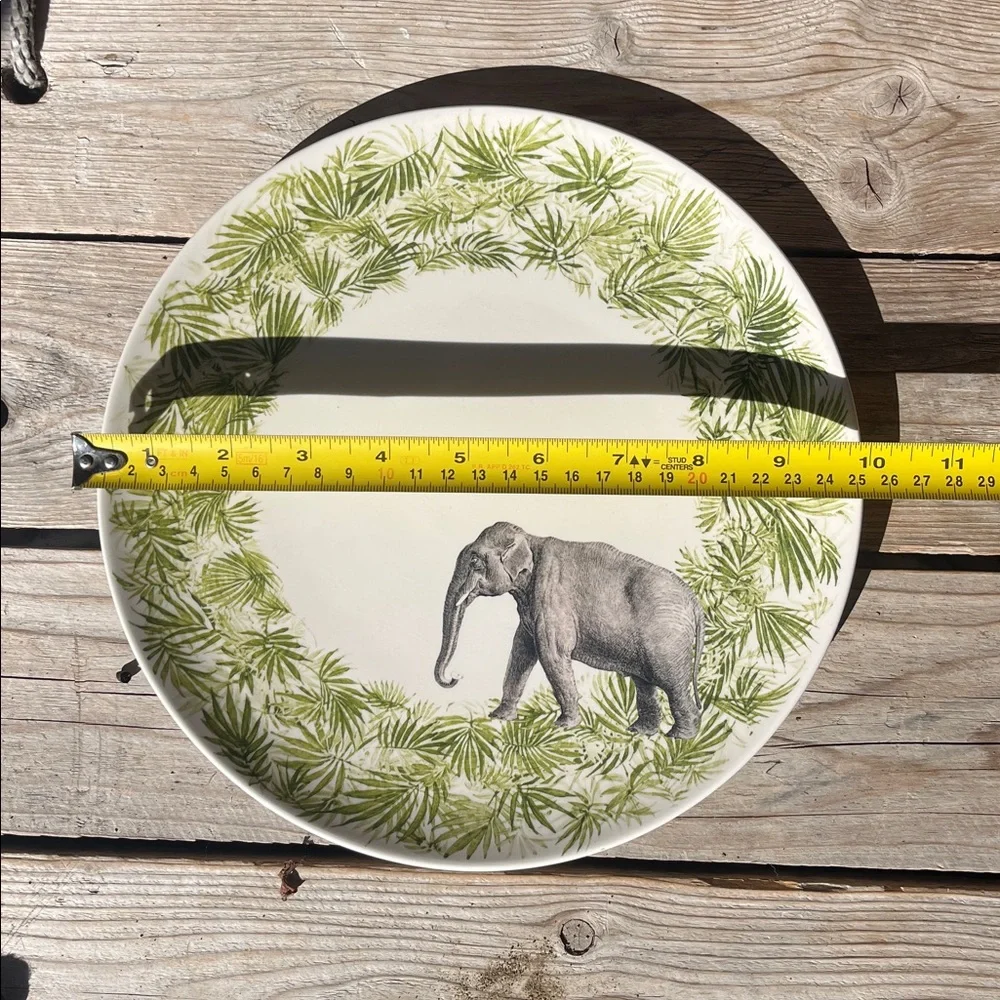 Laboratorio Paravicini “Jungle” 23cm Plates – Set of 4 Handcrafted - Picture 16 of 17
